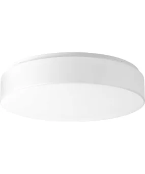 1-Light 17" LED Drum Flush Mount White