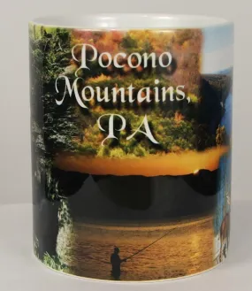 11  oz. Pocono Mountains Collage Mug