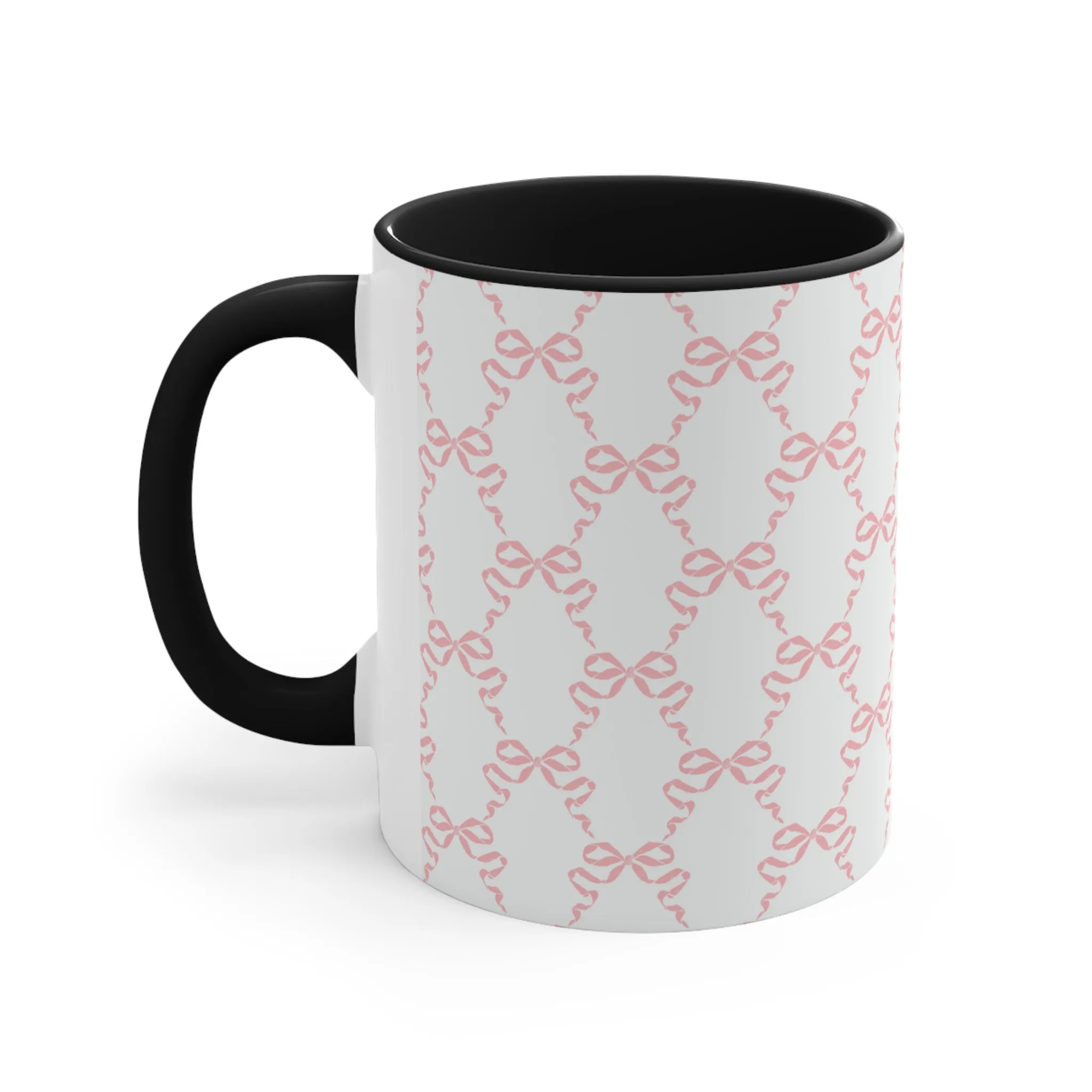 11oz Coquette Pink Bow Ceramic Mug