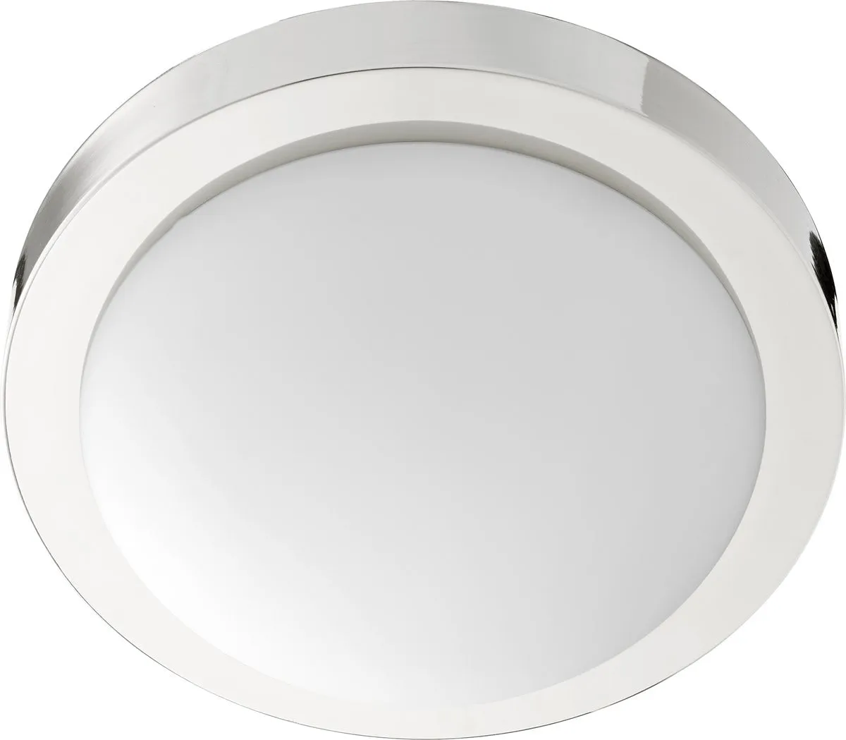 11"W 2-light Ceiling Flush Mount Polished Nickel