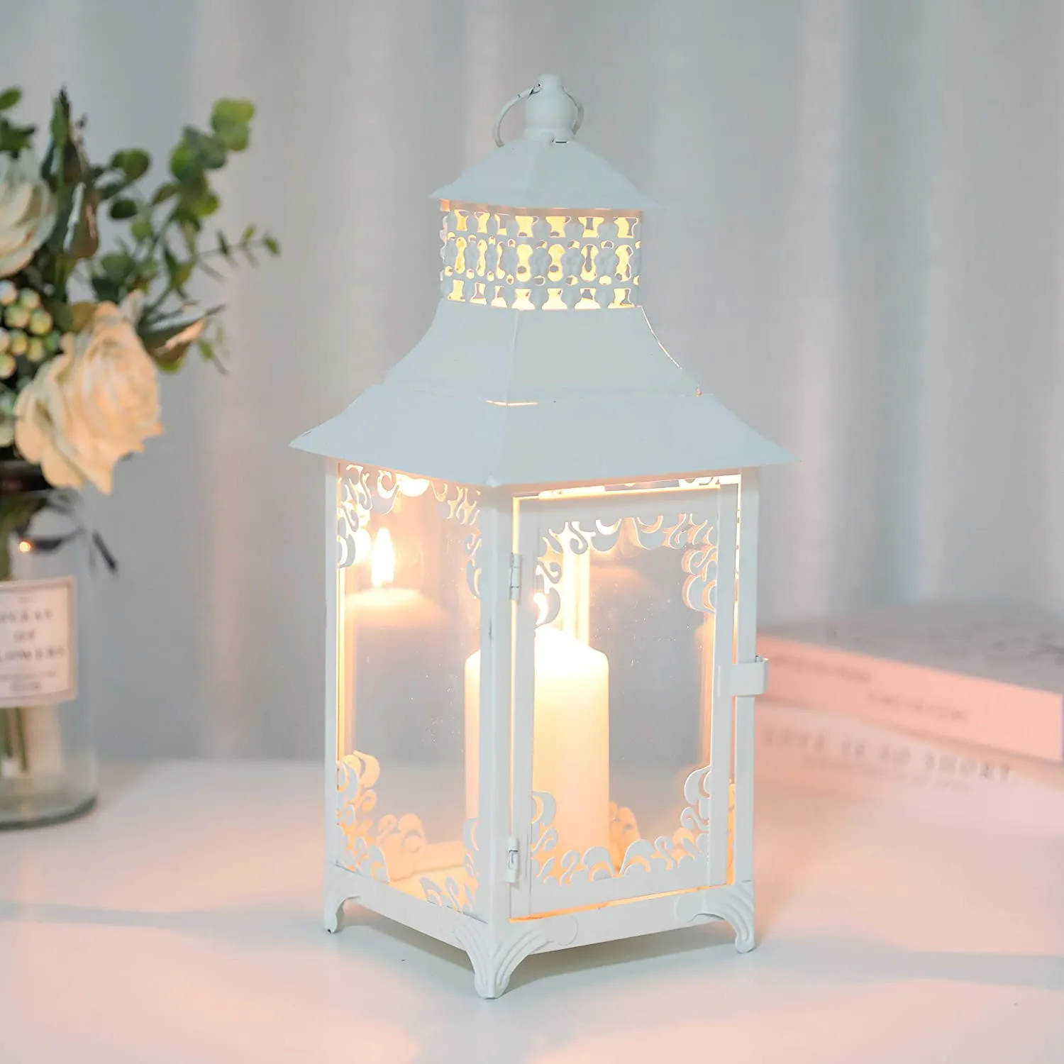 14.5'' High  Vintage Style Candle Lantern