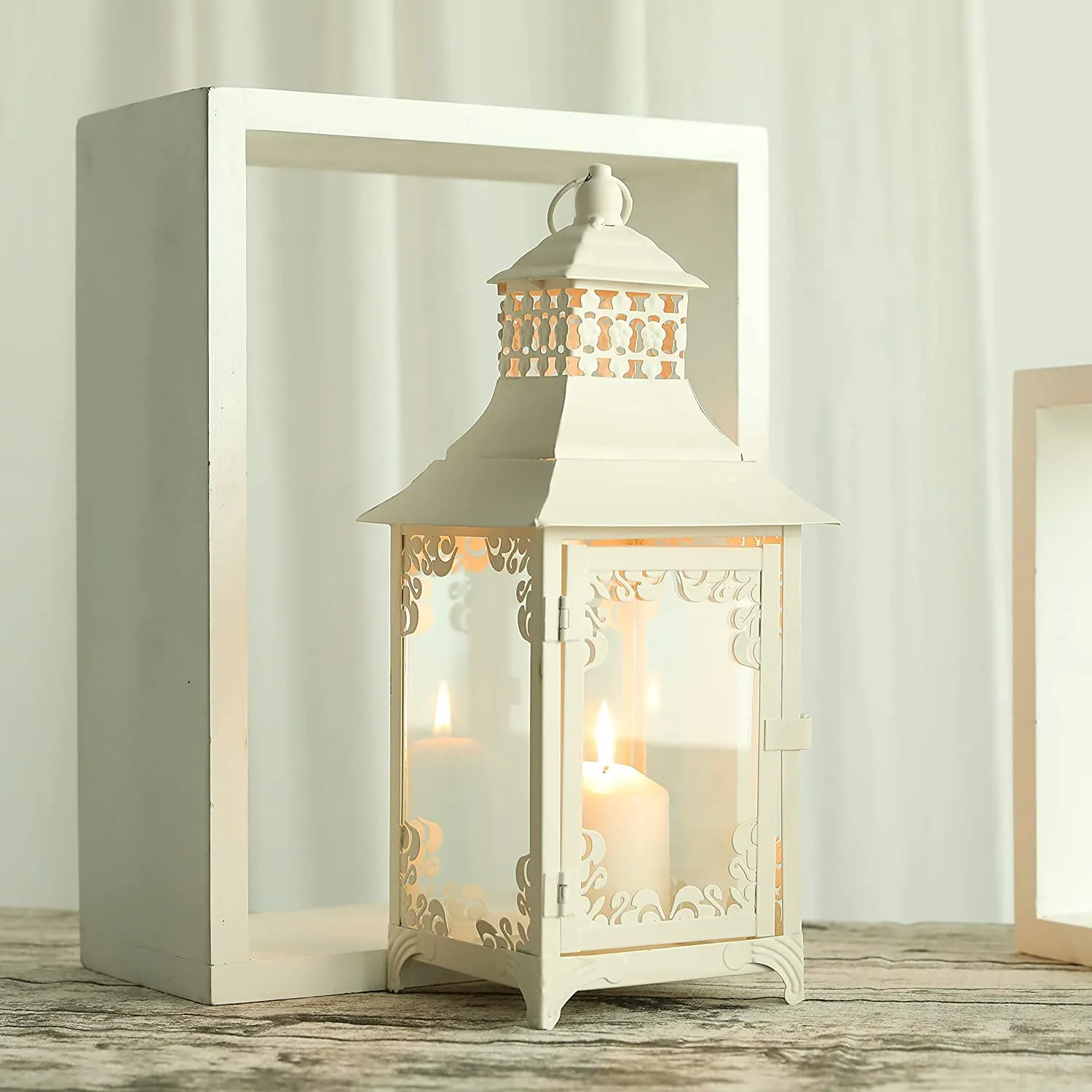 14.5'' High  Vintage Style Candle Lantern