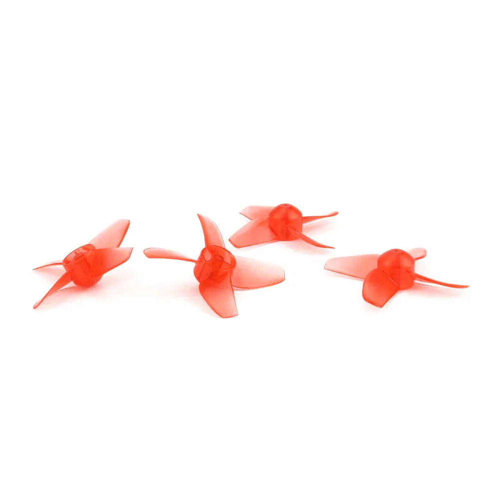 2 Pairs 40mm 4-Blade Propellers for Emax EZ Pilot FPV Racing Drone 2CW   2CCW Red