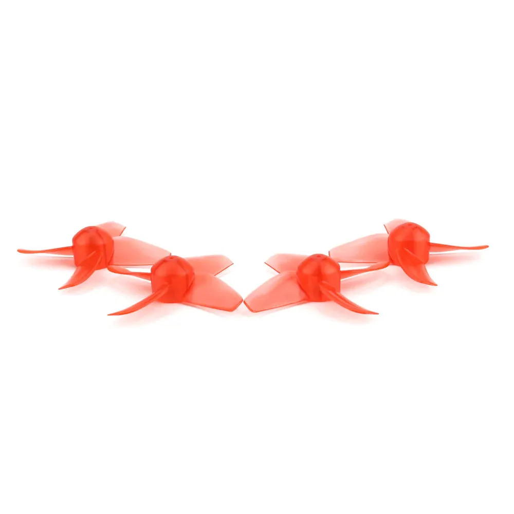 2 Pairs 40mm 4-Blade Propellers for Emax EZ Pilot FPV Racing Drone 2CW   2CCW Red