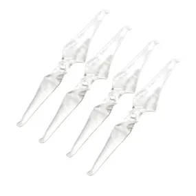 2 Pairs Emax Avan Long Range 6×3.8×2, 6 Inch 2 Blades 2CW   2CCW Transparent / Black