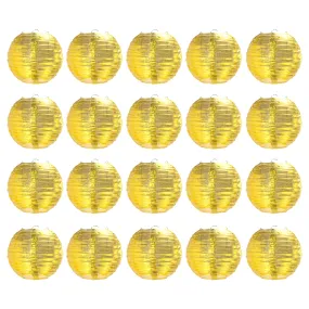 20 Pack 6" Gold Lanterns