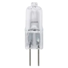 35 Watt T3 JC Halogen Xenon Low Voltage Clear G4 Base, 12 Volt, Card (2-Pack)