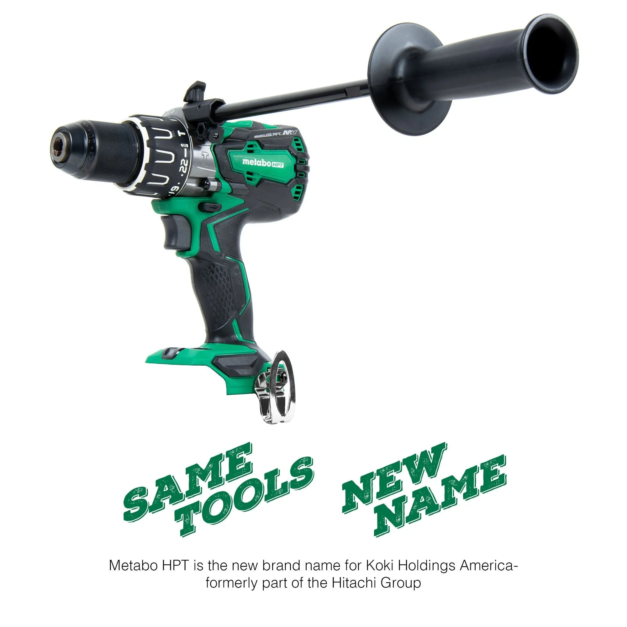 36V MultiVolt™ Brushless 1/2 Inch Hammer Drill (Tool Body Only) | Metabo HPT DV36DAQ4