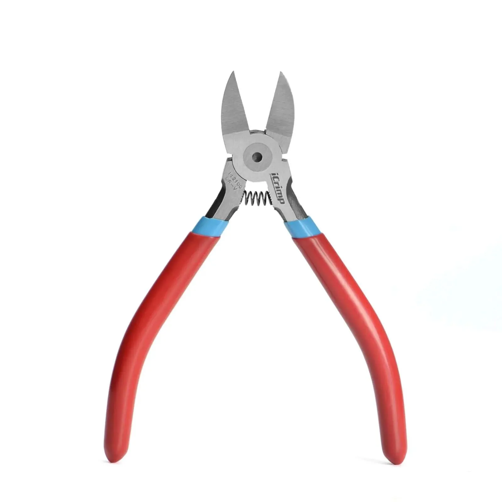 5 Inch Diagonal Flush Cutter with Pointed Nose for Reeled Terminals, Soft Wires, Electronics,  Zip Tes