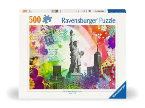 500 PC New York Postcard Puzzle