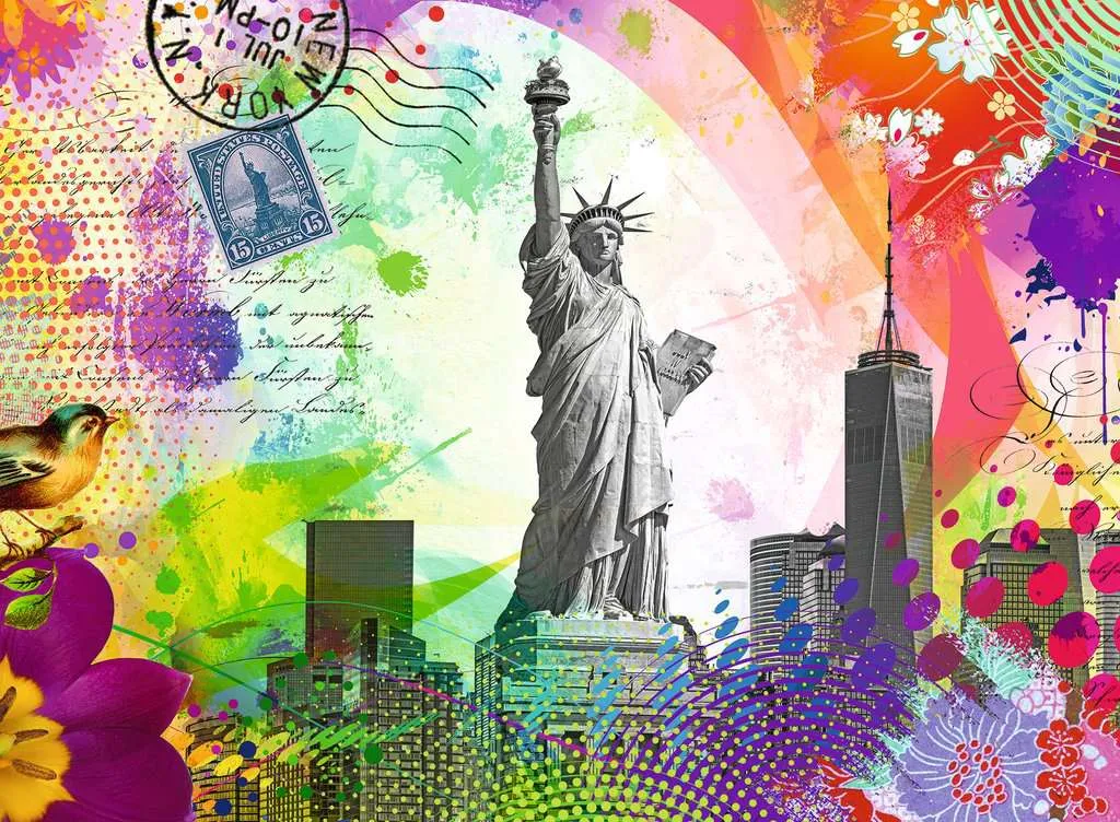 500 PC New York Postcard Puzzle