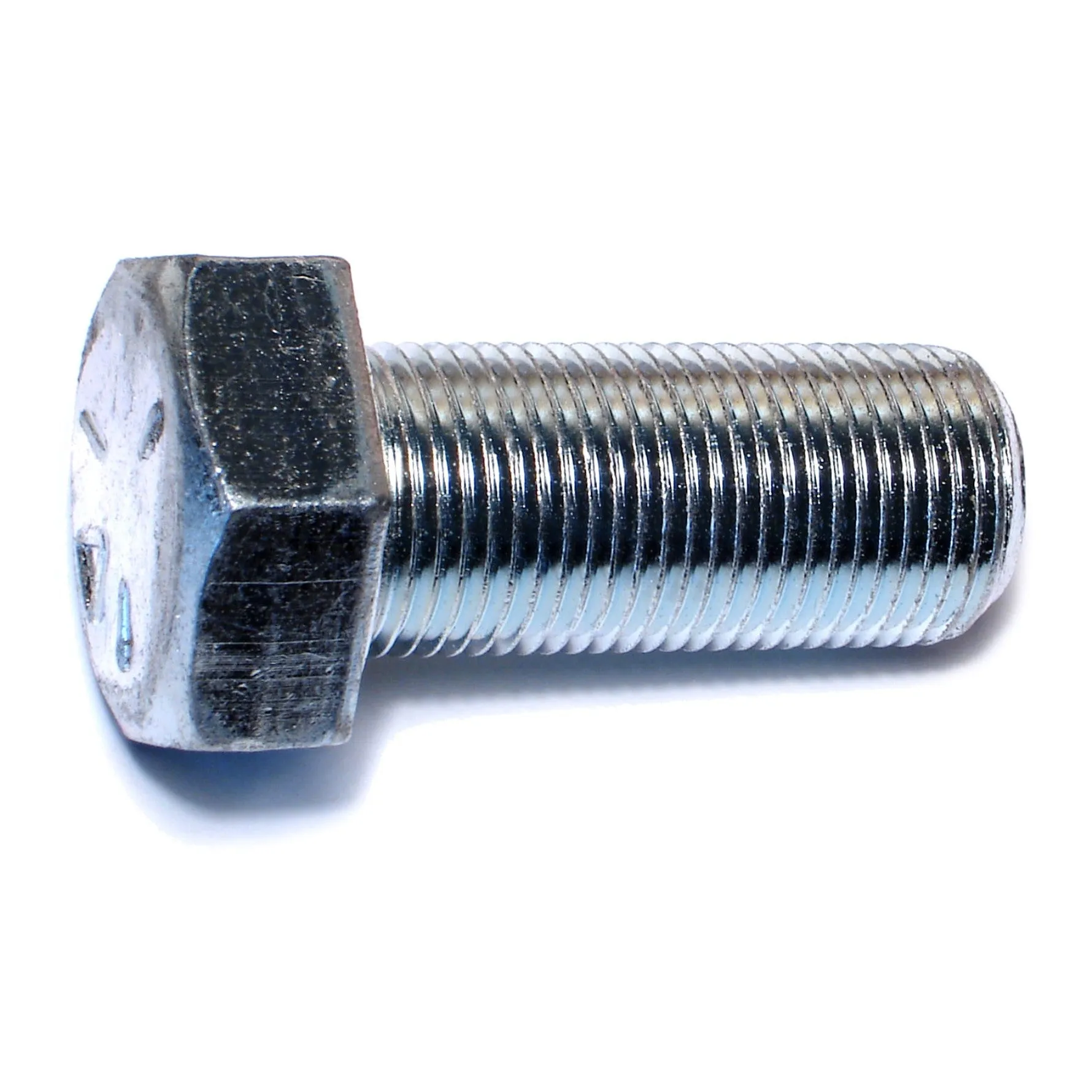 7/8"-14 x 2" Zinc Plated Grade 5 Hex Cap Screws (15 pcs)