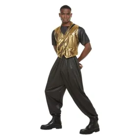 80s Hammer Time Costume Black