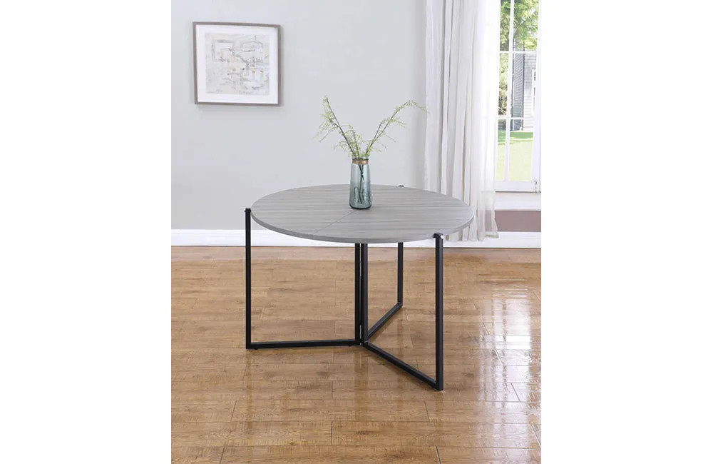 8389 Dining Table Matte Gray