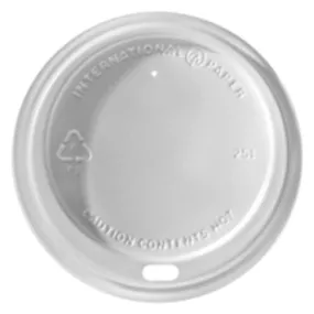 8oz Coffee Cup Lids-White