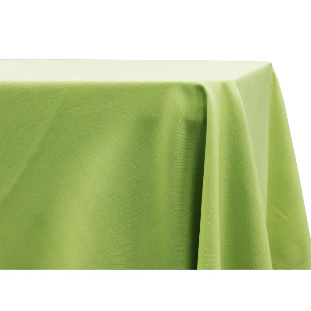 90"x132" Rectangular Oblong Polyester Tablecloth - Apple Green