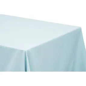 90"x132" Rectangular Oblong Polyester Tablecloth - Baby Blue