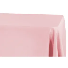 90"x132" Rectangular Oblong Polyester Tablecloth - Dusty Rose/Mauve