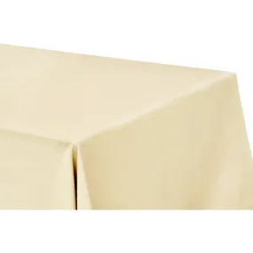 90"x132" Rectangular Oblong Polyester Tablecloth - Nude