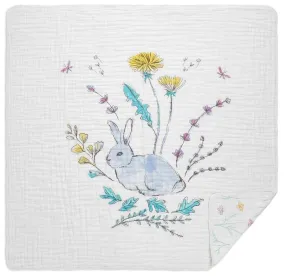 Aden & Anais Classic Dream Blanket - Forest Fantasy Rabbits