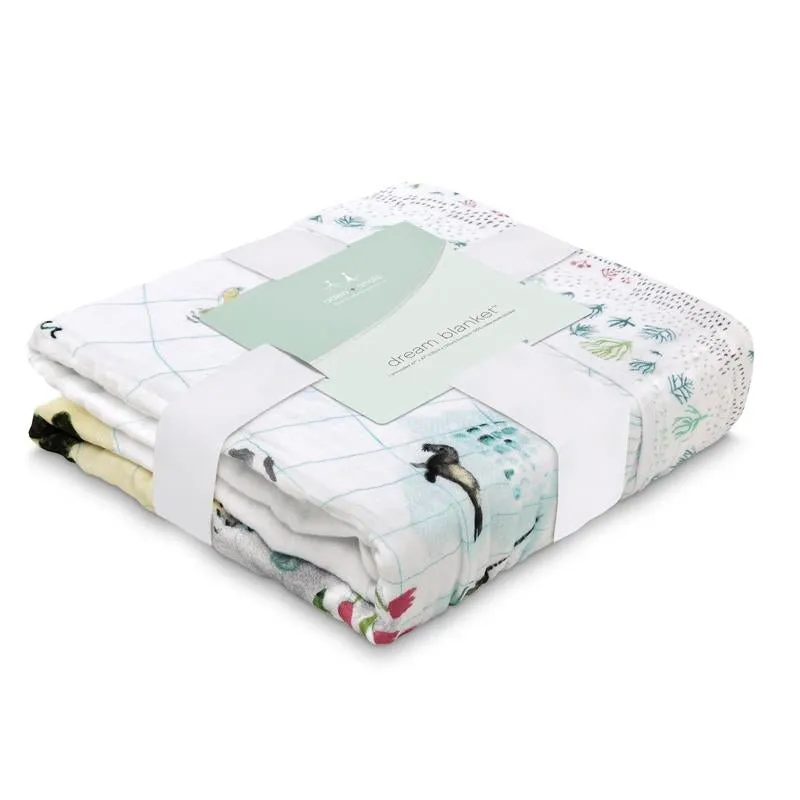 Aden & Anais Classic Dream Blanket - Forest Fantasy Rabbits