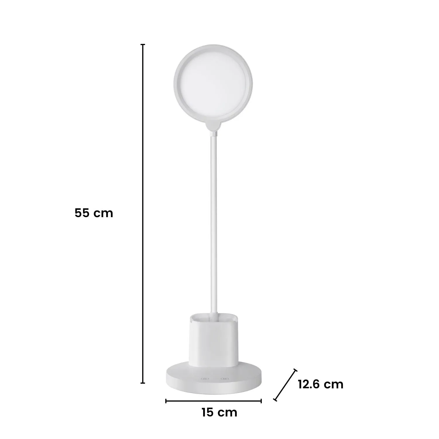 Adjustable LED Desk Lamp, Phone Holder, Eye Protection - Gominimo