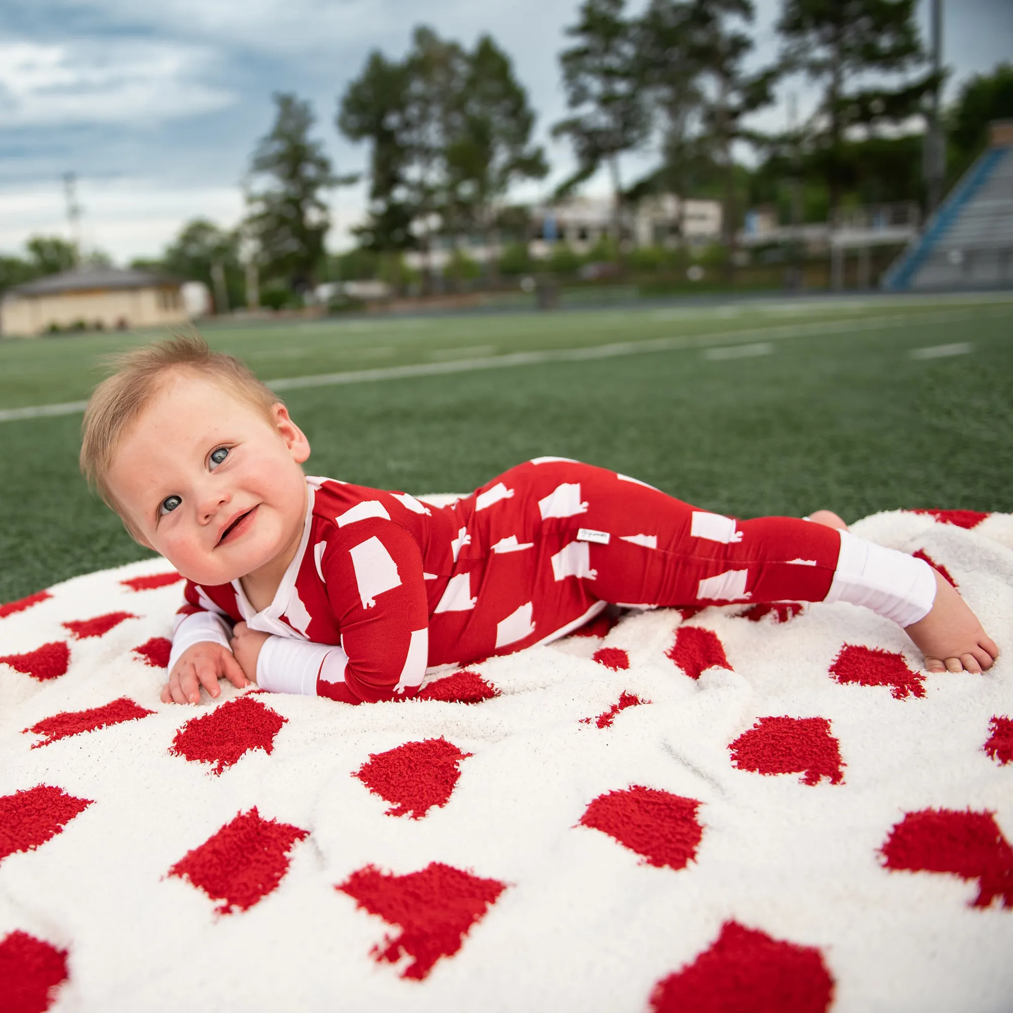 Alabama Crimson & White PLUSH BLANKET