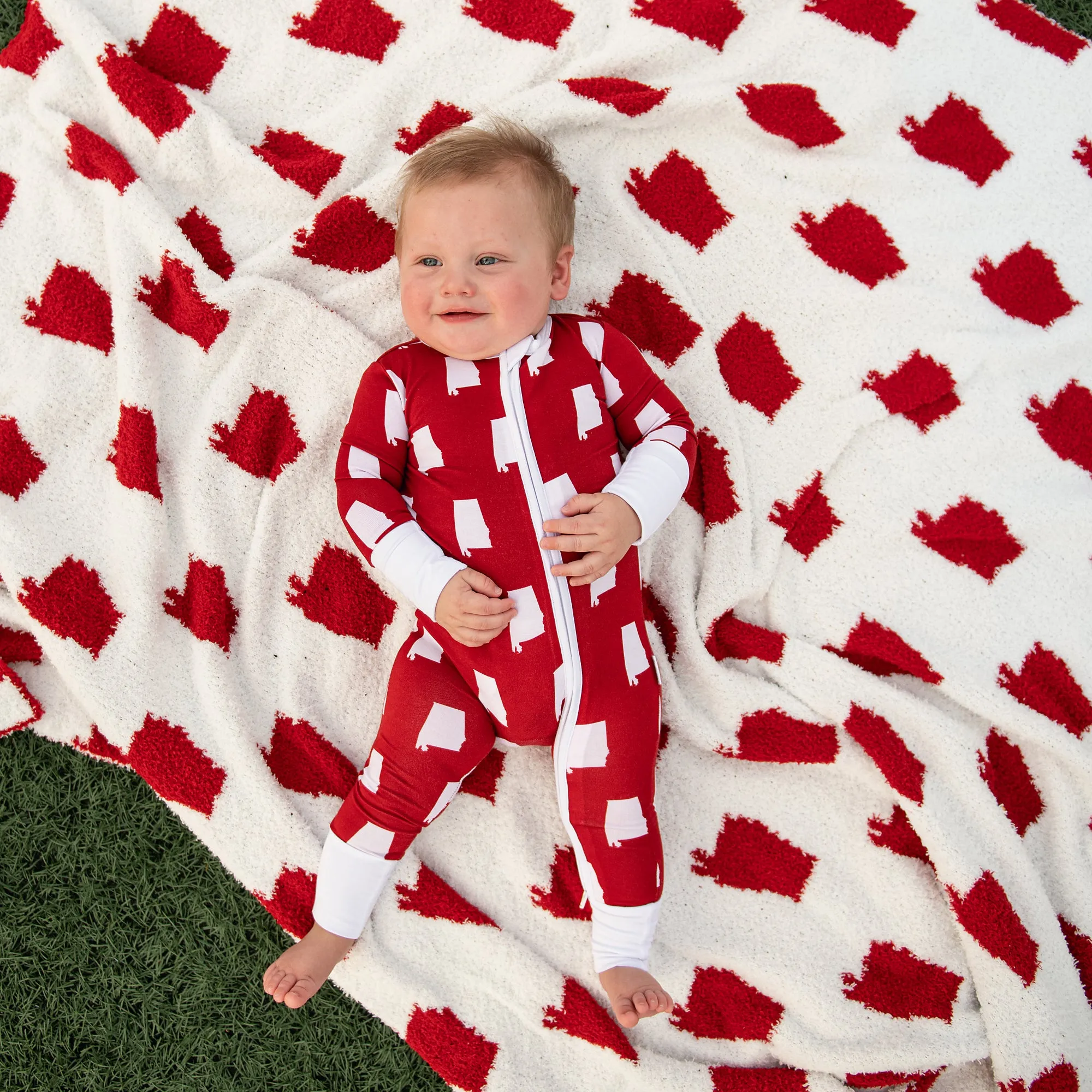 Alabama Crimson & White PLUSH BLANKET