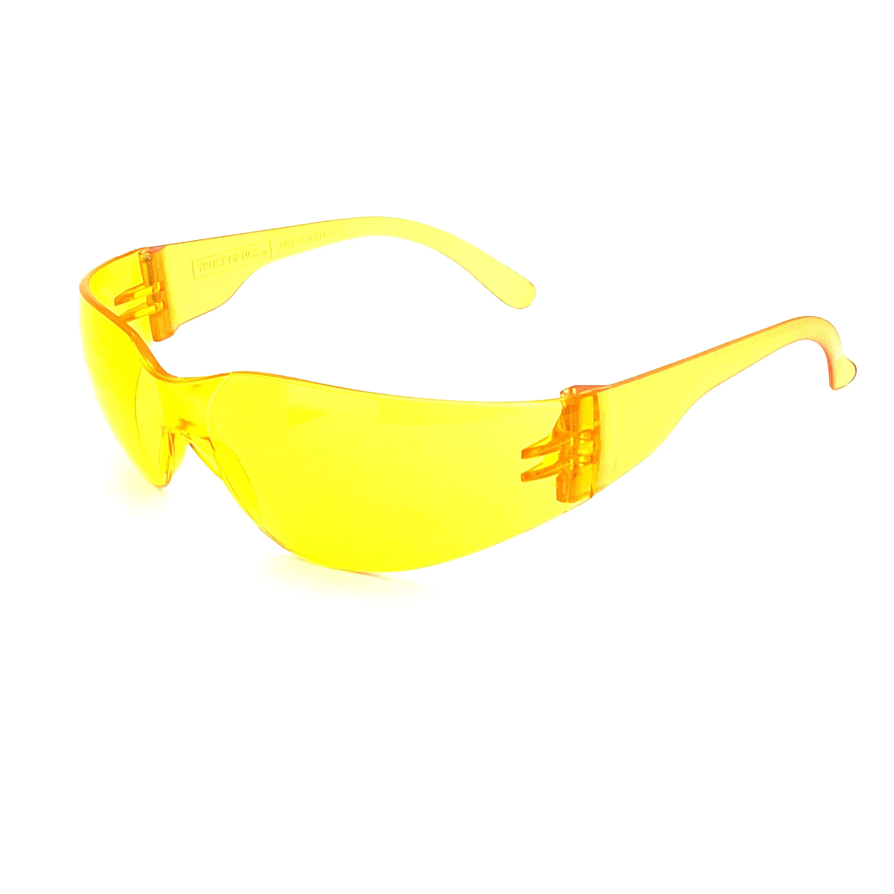 ANSI Z87.1 High Impact Certified Yellow Lens Night Driver Safety Glasses