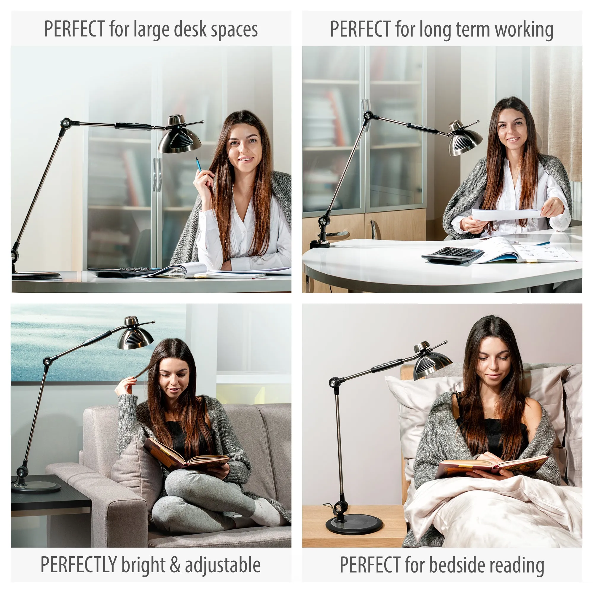 Architect LED Desk Lamp for Home Office with Gesture Control