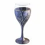 Art on Glass Elijah Cup majestic blue