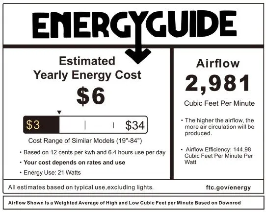 ASCENDER 48 inch 5-Blade Smart Ceiling Fan with LED Light & Remote Control - Black/Walnut & Barnwood (Reversible Blades)