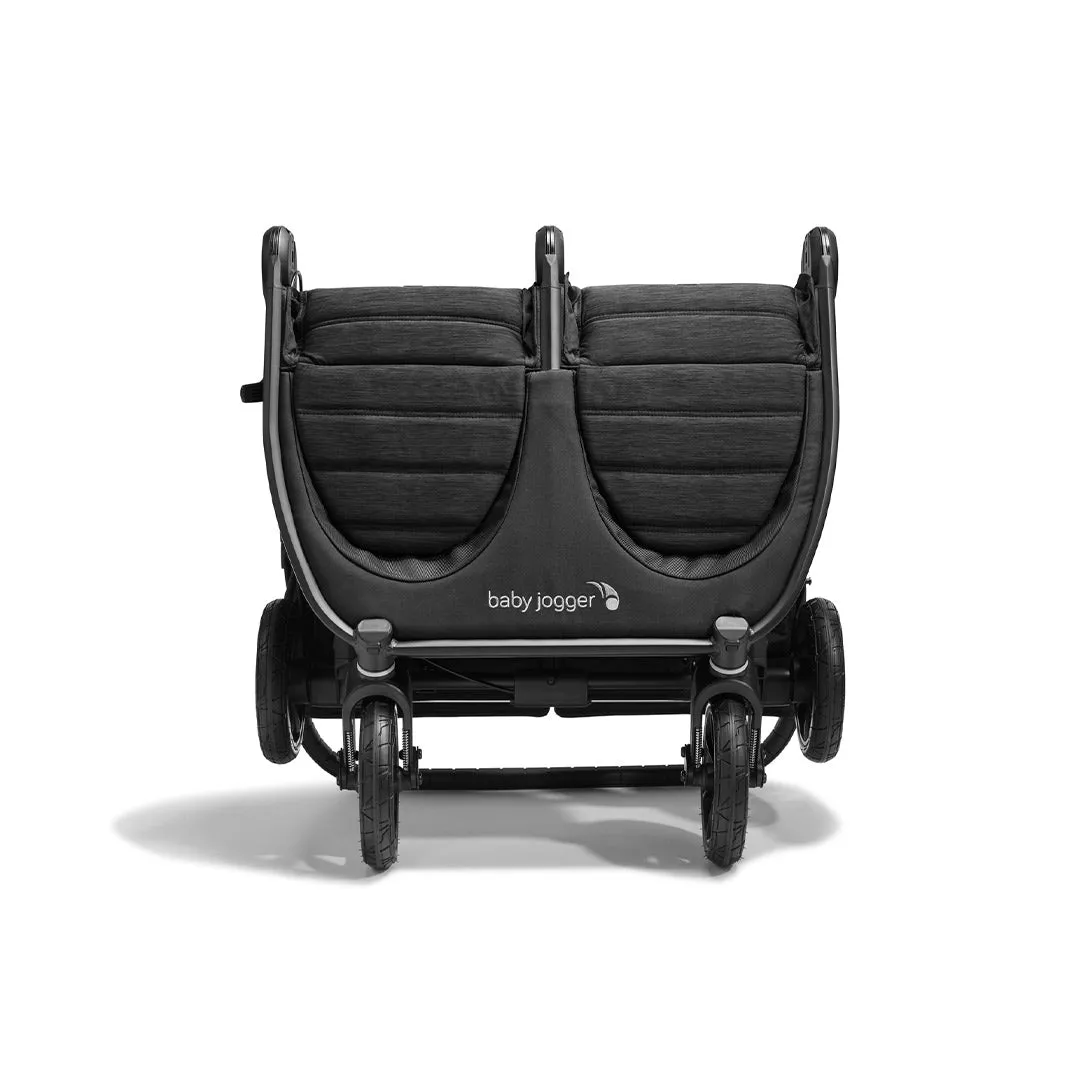 Baby Jogger City Mini GT2 Double Pushchair   Carrycot Bundle - Opulent Black