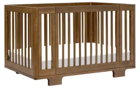 Babyletto Yuzu 8-in-1 Convertible Crib with All-Stages Conversion Kit - Natural Walnut