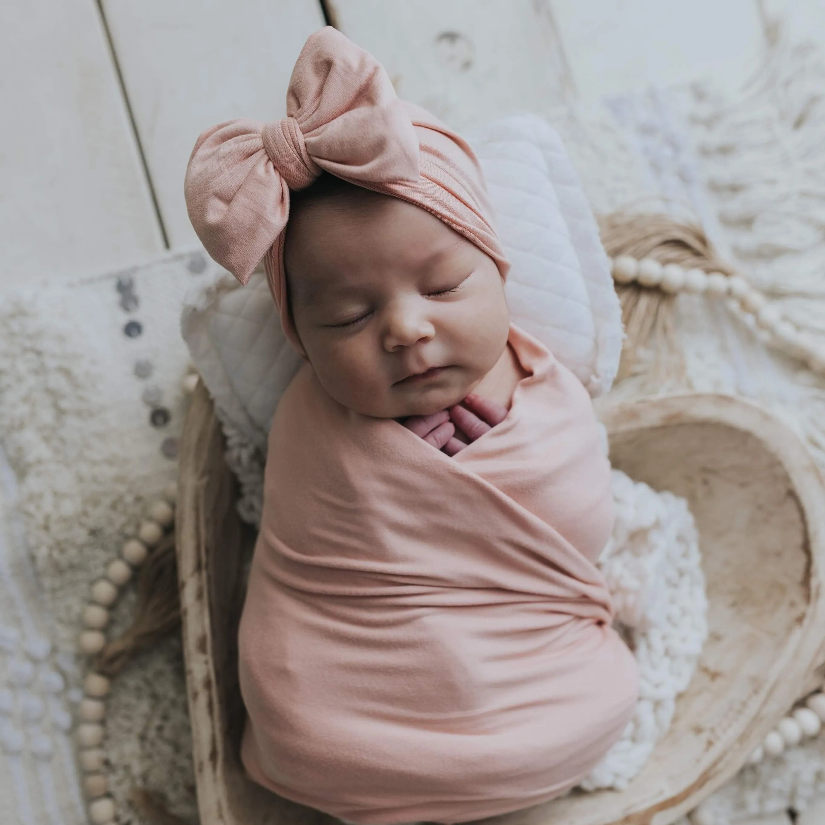 Blush Swaddle Blanket Set