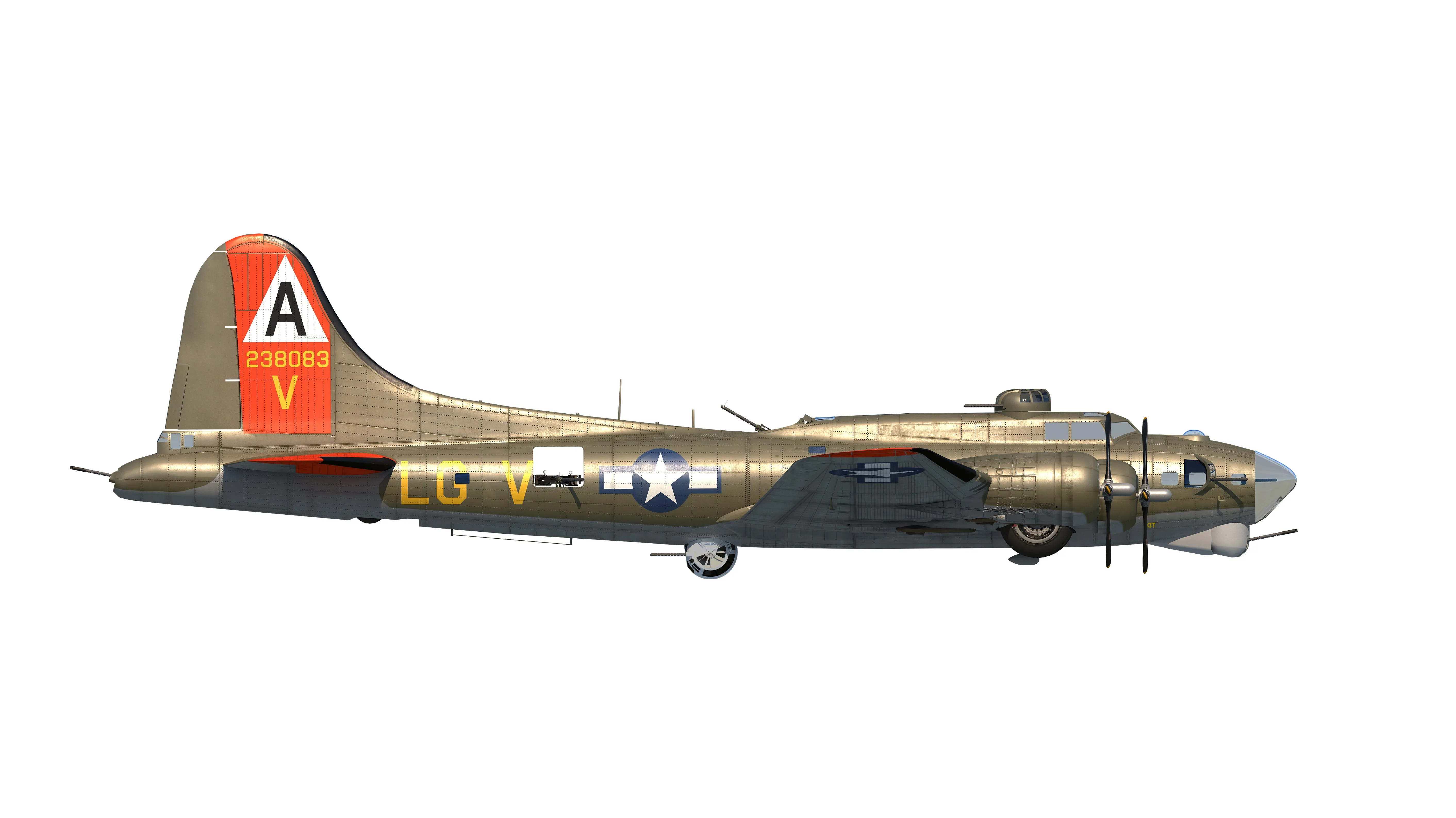 Boeing B-17G Flying Fortress “Man O’ War II” 322nd Bombardment Squadron 1944, 1:72 Scale Diecast Model