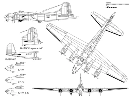 Boeing B-17G Flying Fortress “Man O’ War II” 322nd Bombardment Squadron 1944, 1:72 Scale Diecast Model