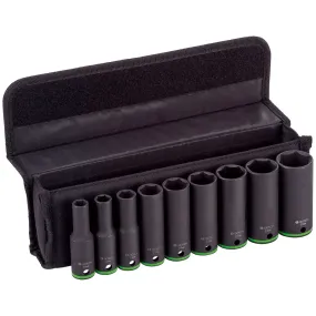 Bosch 9pcs Impact Socket Wrench Set 1/2" Dr. (10-27mm)