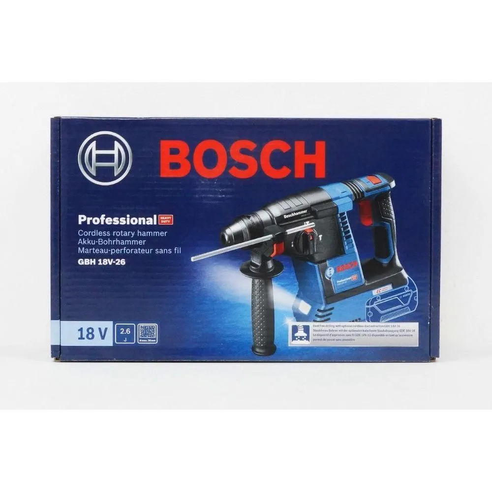 Bosch GBH 18V-26 Cordless Brushless Rotary Hammer 26mm 18V (Bare)