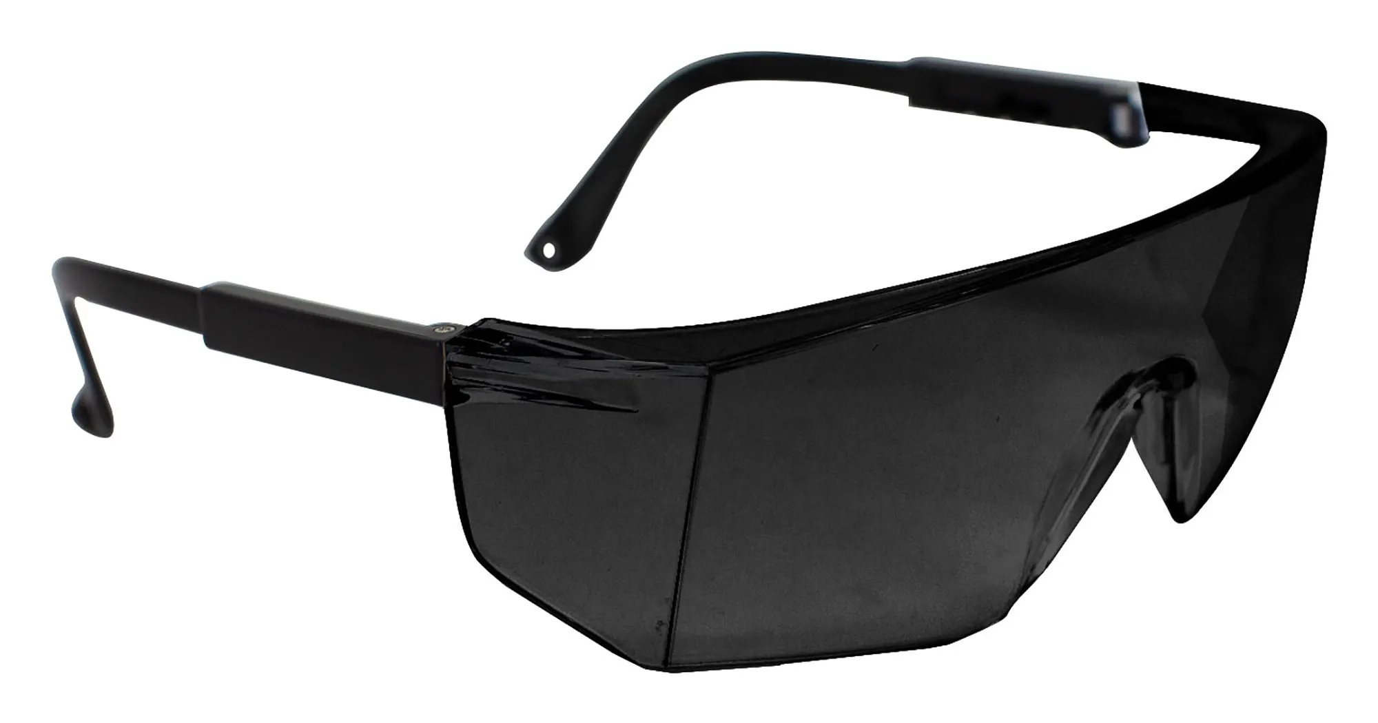 Boxer Black Temples Color Lens Safety Glasses, Anti-Scratch-Fog Lens