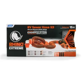 Camco' s RV Rhino EXTREME 15' Sewer Hose Kit