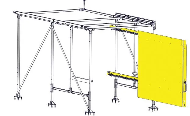 CargoGlide WSST512-29 Van Storage Sliding Platform Wall