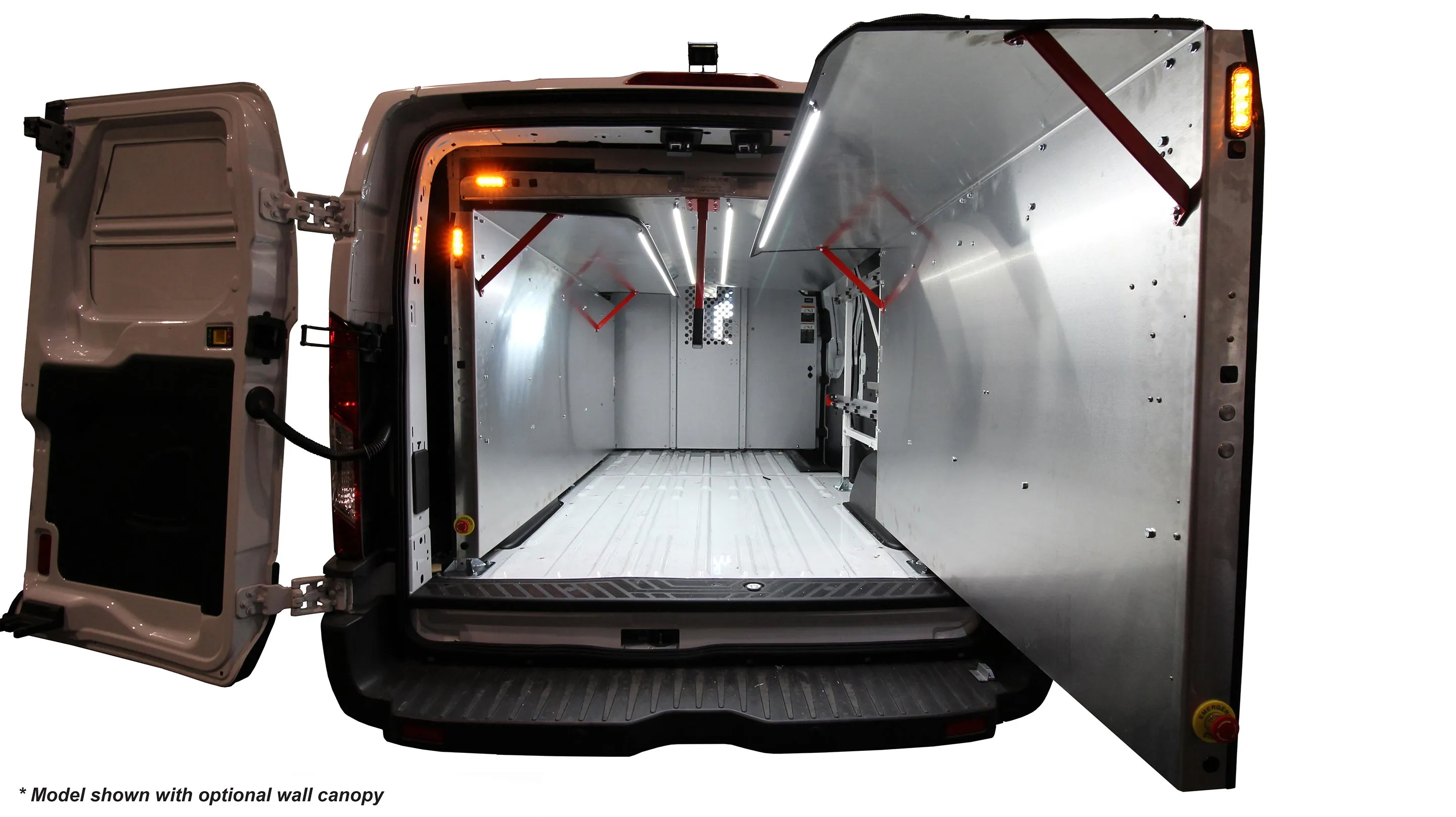 CargoGlide WSST512-29 Van Storage Sliding Platform Wall