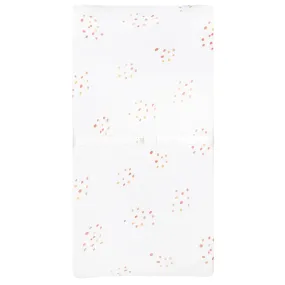 Changing Pad Cover | Cradle Sheet - Dusty Pink Raindrops