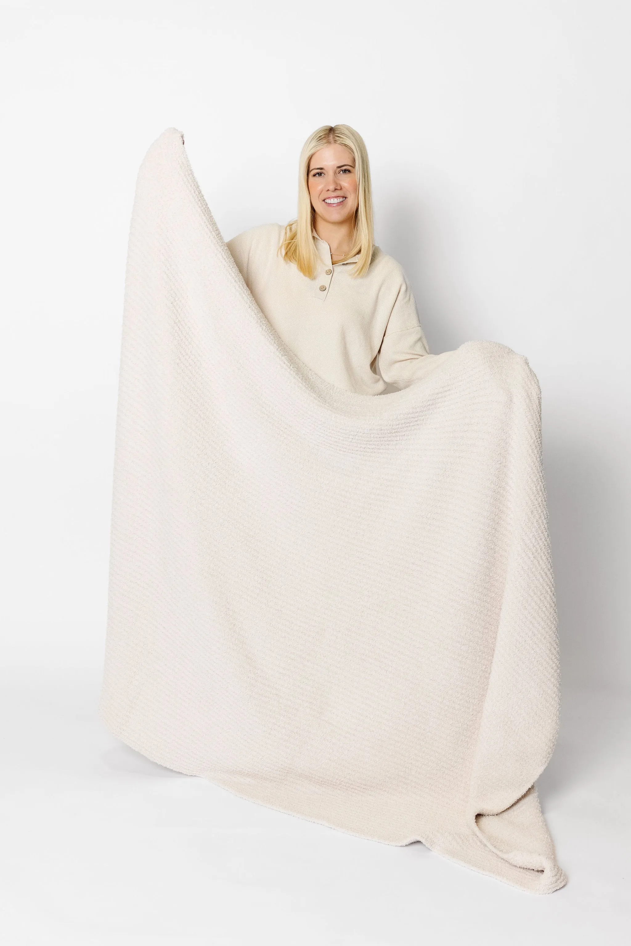 Chenille Blanket - Dune - Adult/Throw