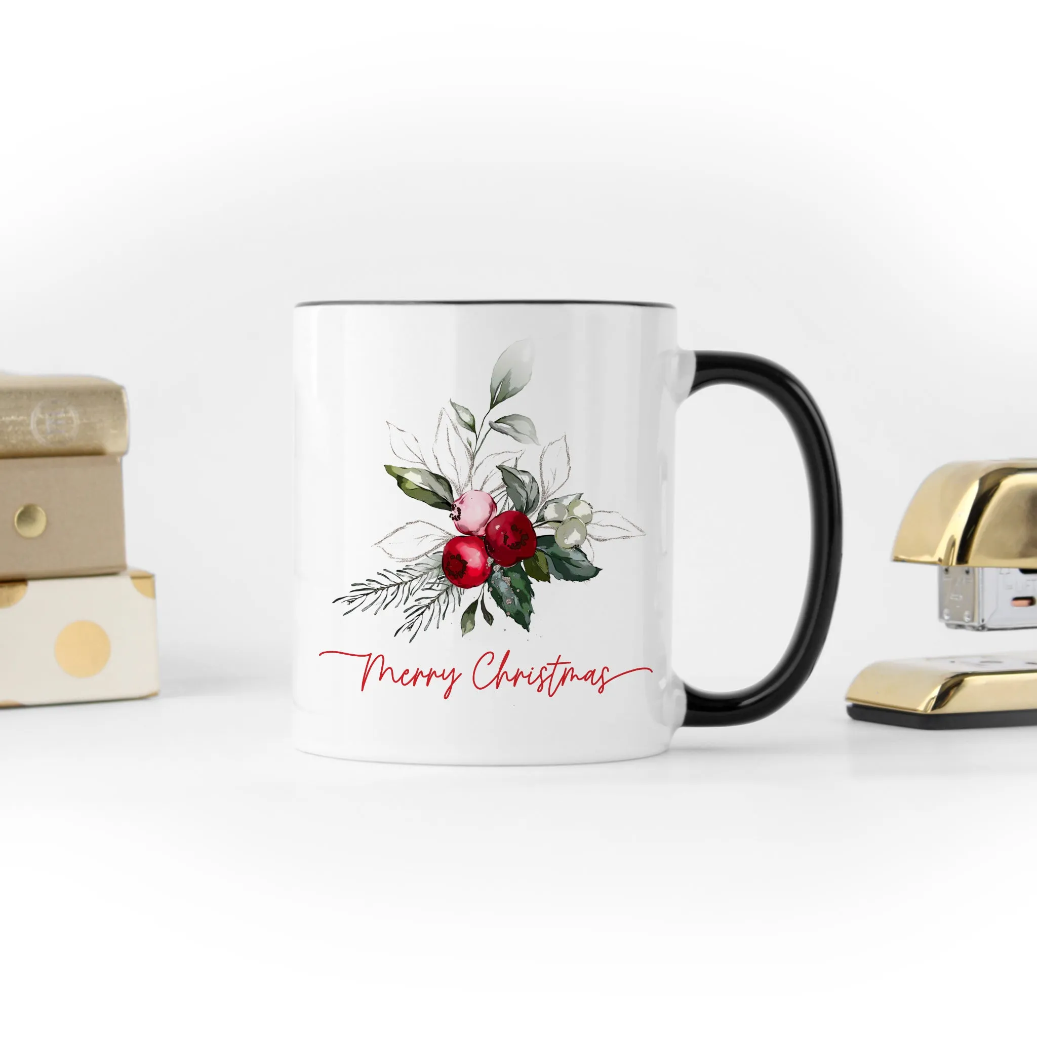 Christmas Berries Coffee Mug