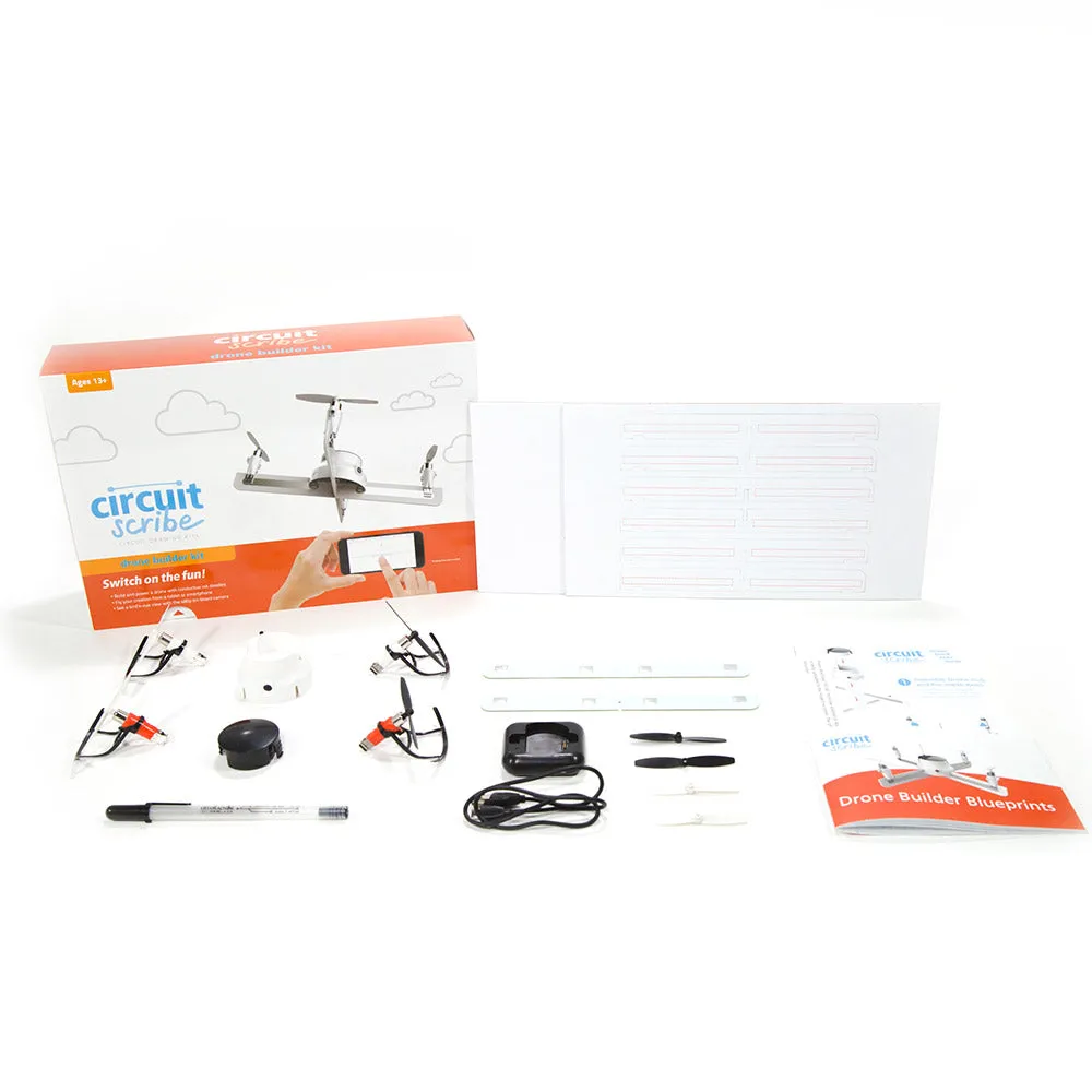 Circuit Scribe Drone Builder Classroom Kit with Free Storage Kit