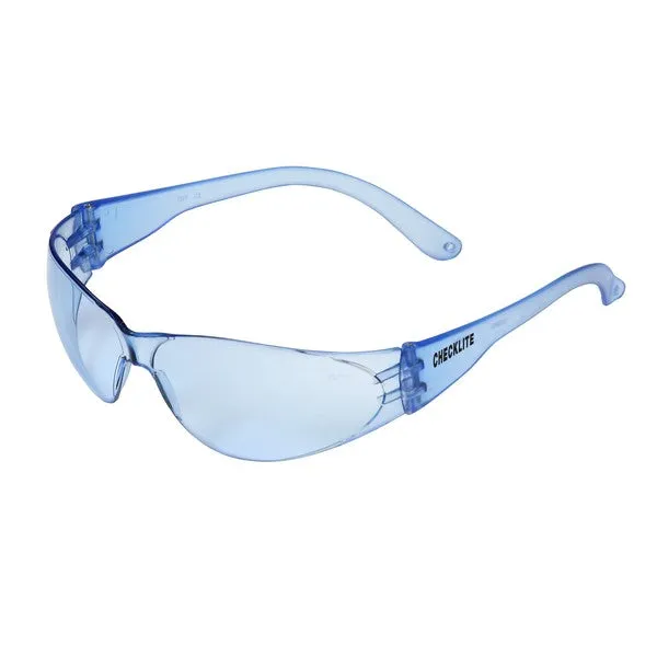 CL113 MCR Safety Checklite CL1 Series Safety Glasses, Light Blue Lens