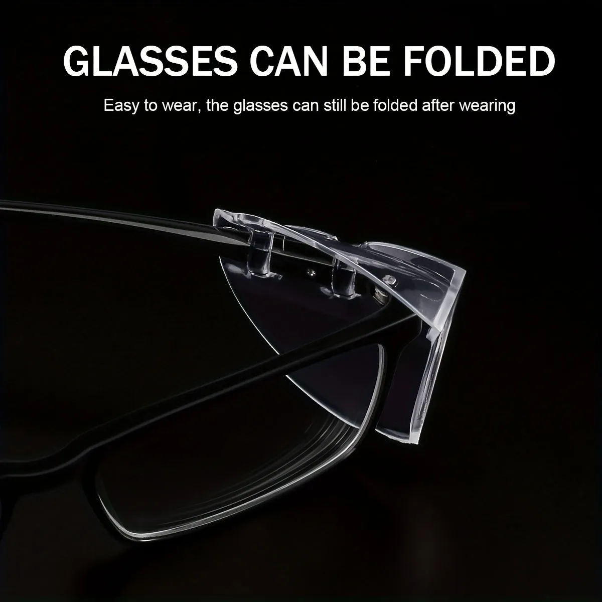 Clear Side Shields for Prescription Glasses  Fits Small to Large