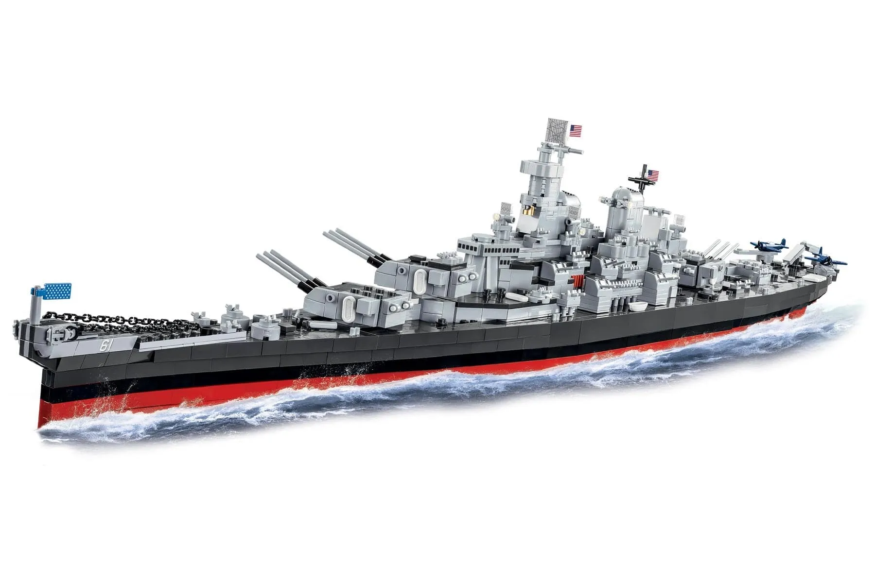 COBI Iowa-class Battleship Executive Edition 1:300 Scale Building Block Set